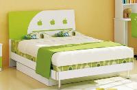 Giường ngủ 1m2 màu xanh cốm tươi sáng HHM819G