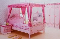 Giường ngủ kiểu công chúa điệu đà cho bé