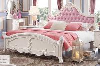 Giường ngủ kiểu công chúa phong cách Hàn Quốc có bọc Nỉ